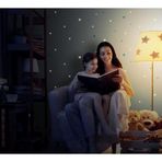 Adawall Adakıds Gece Parlayan Yıldızlar Desenli Duvar Kağıdı (10,6M2)