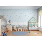 Adawall Adakıds Gökkuşağı Ve Bulut Desenli Duvar Kağıdı (10,6M2)