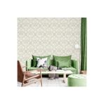 Adawall Damask Desen Duvar Kağıdı | Rococo 1411-1/15, Bej, Krem, 1.06X15.6M - 16.5M²