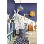 Adawall Home Blue Superman Puf - Tek Ebat - Mavi