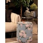 Adawall Home Blue-White Rose Puf