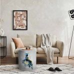 Adawall Home Grey Batman Puf - Tek Ebat - Gri