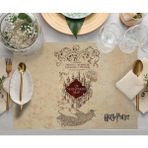 Adawall Home Harry Potter Marauders Map Kumaş Amerikan Servis 4'lü Set 35 x 50 cm - Krem