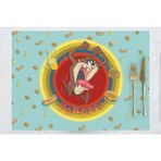 Adawall Home Tazmania Monster Kumaş Amerikan Servis 4'lü Set 35 x 50 cm - Renkli