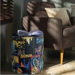 Adawall Home The Batman Puf - Tek Ebat - Renkli