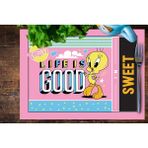 Adawall Home Tweety Teams Kumaş Amerikan Servis 4'lü Set 35 x 50 cm - Renkli