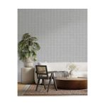 Adawall Muse Koleksiyonu 25102-2 Açık Gri Dokulu Silinebilir Nonwoven Vinil Duvar Kağıdı 1.06X15.6M, 16.5M²