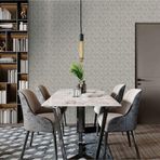 Adawall Omega 23201-4 Koyu Gri Istiridye Desenli Duvar Kağıdı 16,50M2
