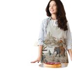 Adawall Otantik Manzara Tasarımlı Kadın Mutfak Önlüğü