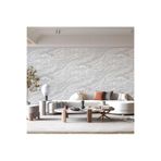 Adawall Roka 23102-1 Mermer Desenli Düz Sade Duvar Kağıdı, Beyaz, 100 X 110