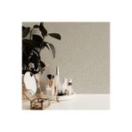 Adawall Roka 23109-2 Kendinden Desenli Kabartmalı Modern Düz Sade Duvar Kağıdı, Krem, 100 X 110