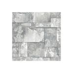 Adawall Roka/Gri Geometrik Desen Duvar Kağidi 23106-1, Gri, 100 X 110
