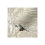 Adawall Roka/Krem Mermer Desen Duvar Kağidi 23102-3, Krem, 100 X 110