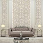 Adawall Seven 7810 Cesur Neoklasik Şam Süsleme Desenli Duvar Kağıdı 16,5M2