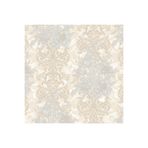 Adawall Seven Çiçek Detaylı Rokoko Damask Desenli Duvar Kağıdı (16,5M2), Bej,Açık,Beyaz, 106 X 10