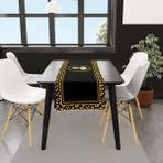 Adawall Siyah Büst Detaylı Runner 140X45CM - 140 x 45 cm