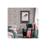 Adawall Tropıcano Çiçek Desenli Trend Duvar Kağıdı 16,5M2, Beyaz, 110 X 110