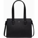 Adax Cormorano Elea Deri Shopper Çanta 29X21X13 cm Şık ve Kompakt Tasarım - Siyah