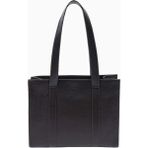 Adax Cormorano Evie Deri Shopper Çanta Geniş ve Şık Tasarım 37X29X15 cm - --Siyah