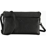 Adax Cormorano Silja Deri Omuz Çantası & Clutch 23X14X3 Cm, Şık ve Zarif Tasarım - --Siyah
