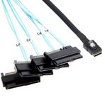 ADCAUDX 2'li Paket Mini-SAS - SAS-Kablosu: 1M SFF 8087 - SAS SFF-8087-4 SFF-8482 SAS 29Pin SATA-Güç Adaptör Kablosu (3,3 FT)