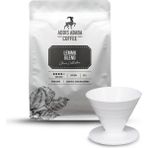 Addis Ababa Coffee 225 gr Lemmu Blend Filtre Kahve & V60 Dripper Seti Etiyopya Lezzeti