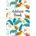 Address Book: Pretty Floral Bird Design, Address Organizer. Tabbed In Alphabetical Order, Perfect For Keeping Track Of Addresses, Email, Mobile, Work ... Social Media & Birthdays (Vintage Collection)