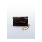 addy Kahverengi Shule Bags Gigi Clutch Abiye Çanta