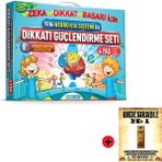Adeda Yayıncılık Adeda 4 Yaş Dikkati Güçlendirme Seti YENİ + Kişiye Özel İsimli AHŞAP Harry Potter Kitap Ayracı