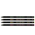 Adel 2061000003000 2B 4 lü Blackline Motto Kurşun Kalem