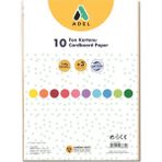 Adel 25x35 cm 160 gr 10'lu Karışık Fon Kartonu