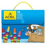 Adel 4281818000000 18 Renk Çantalı Yağlı Pastel Boya