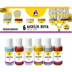 Adel Akrilik Boya 60X6 Metalik Renk