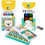 Adel Boya Set 12 li Kuru Sulu Pastel Keçeli Kurşun Kalem