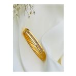 Adel Gold 14 Ayar Altın Kadın Ajda Orta kalemli düz Kelepçe-Bilezik-11,69 Gr