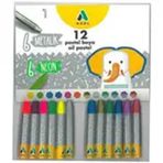 Adel Metalik+Fosforlu 12'li Pastel Boya