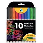 Adel Prime Ink Multisurface 10'lu Klasik Marker