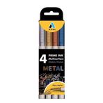 Adel Prime Ink Multisurface 4'lü Metalik Marker