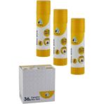 Adel Yapıştırıcı Stick 36GR 3 Adet Sarı Renk Solvent İçermeyen Güvenli Kullanım