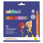 Adeland 12 Renk 4340214100 Jumbo Keçeli Kalem