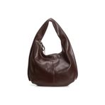 Adelina Bags Acı Kahverengi Salaş Büyük Boy Yumuşak Dokulu Shopper Kol ve Omuz Çantası
