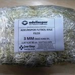 Adelinspor 3 mm Kord İpi 4,50x2,20x0,8 m Futbol Kale Filesi