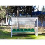 Adelinspor Diomond 6 Kişilik Futbol Hakem Kulubesi