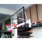 adelinspor Duvara Monte Basketbol Potası Tek Noktadan Bağlantılı 105*180 10 Mm Akrilik Cam Panya 45Cm Sabit Çember