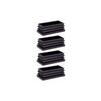 Adem Koç 4'lü 40x80 mm Plastik Dikdörtgen İçe Geçme Profil Tapası
