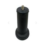 Adem Koç Mobilya Baza Ayağı 12 Cm Texture Siyah 3/8" Kalın Diş