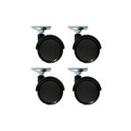 Adem Koç Oynak Tablalı Dolap Sehpa Masa Ayağı Mobilya Tekerleği 40 Mm Polyamid 4 Adet