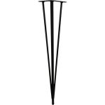 Adem Koç Plastik 71 cm Firkete Metal Mil Masa Sehpa Ayağı Siyah