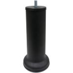 Adem Koç Plastik Adem Koç Dekoratif Mobilya Baza Ayağı 15 cm Texture Siyah - 3/8" Kalın Diş
