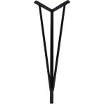 Adem Koç Plastik Adem Koç Firkete Metal Mil Masa Sehpa Ayağı Siyah 45 cm